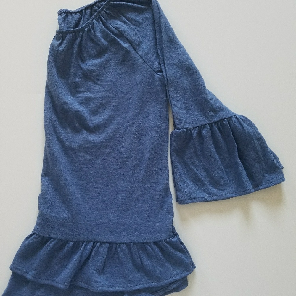 NWT Blue/Purple Old Navy Girls Top (Size 8)